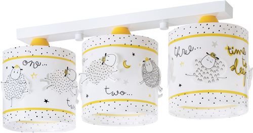 Dalber lampe de plafond 3 lampe de Time to Sleep 51 cm blanc