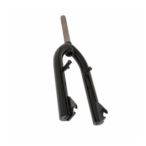 Fourche bmx-freestyle acier noir pivot filete 11-8-25,4 interieur -montage etrier u-brake-