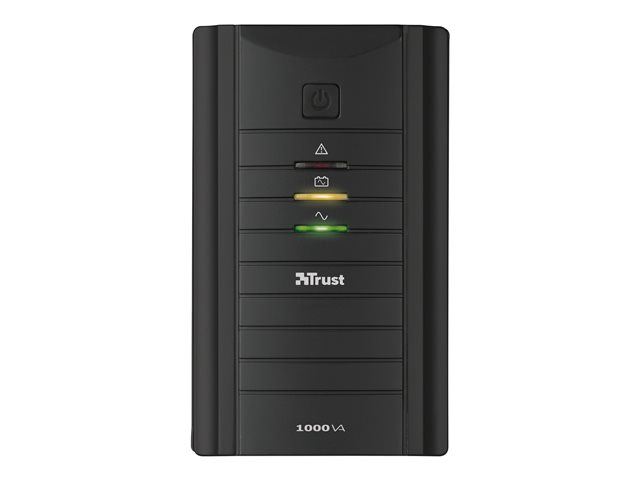 Trust Oxxtron 1000VA Uninterruptible Power Supply (UPS) 2 AC Outlets - Uninterruptible Power Supply (USP) (1000VA, 81V, 290V, 110V, 240V, 50/60Hz
