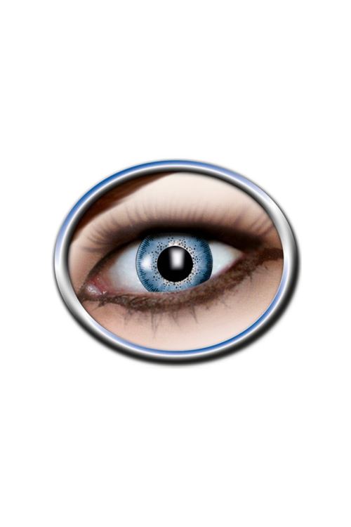 Lentilles Naturelles Bleues Et Noires One Tone 12 Mois Zoelibat - Bleu / Noir