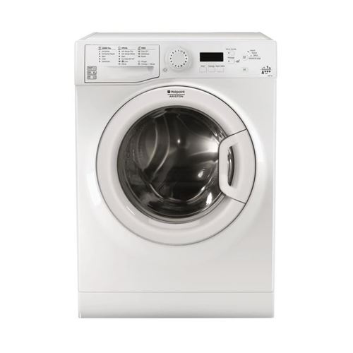 Hotpoint Ariston FUTURA EFMF 743 FR - Machine à laver - largeur : 59.5 cm - profondeur : 54 cm - hauteur : 85 cm - chargement frontal - 52 litres - 7 kg - 1400 tours/min - blanc - État correct Hotpoint sur Fnac
