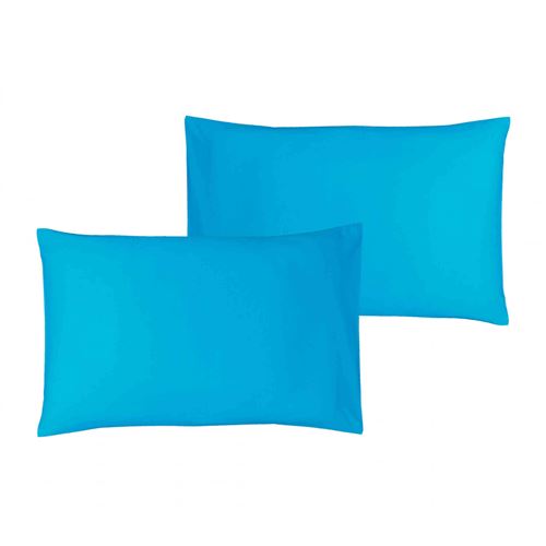 Lot de 2 Taies d'oreiller bébé P'tit Basile 40x60 cm Bleu Nordique