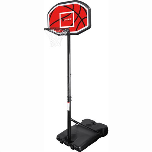 Pure2Improve Panier de basket sur pied portable 110 x 71 cm