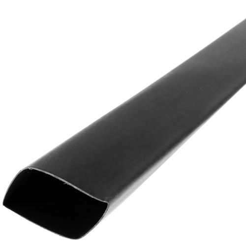 Gaine thermorétractable noire 25,0 mm rouleau de 5 m