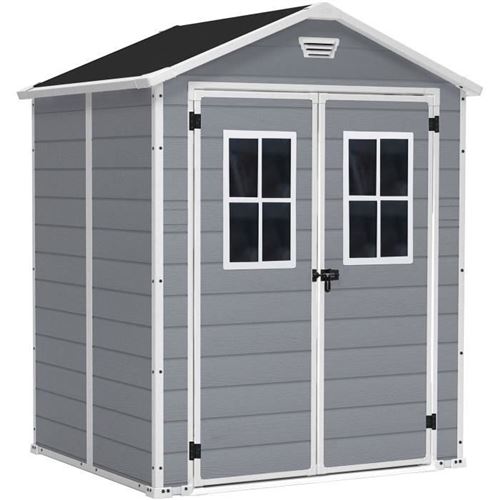 Abri de jardin Résine Premium 65 Gris - 2,8 m²