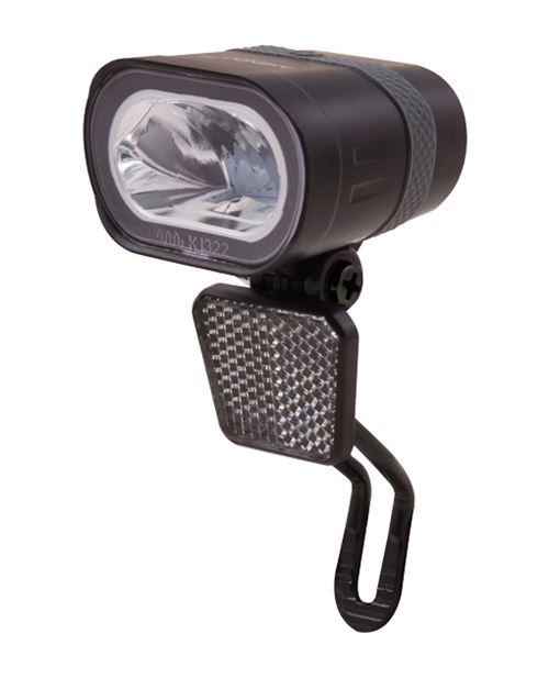 Spanninga phare avant Axendo XDO led 40 Lux 50 mm noir alternateur noir