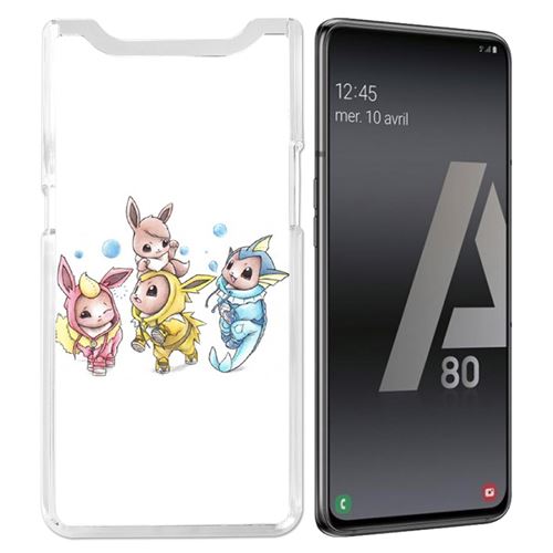 Coque pour Samsung Galaxy A80 / A90 -  Pokémon Bébé Evoli Évolution