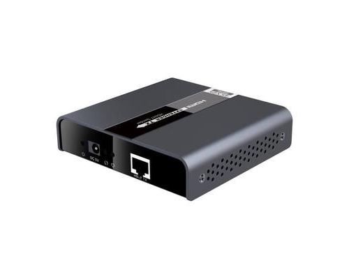 Techly IDATA EXTIP-393, AV transmitter, 3840 x 2160 pixels, Cat5,Cat5e,Cat6, 120 m, 60 Hz, Stéréo