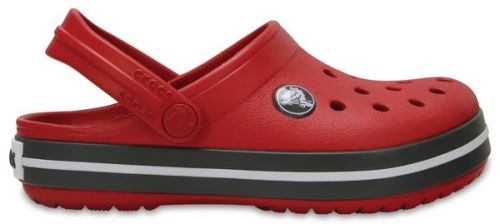 Crocs Crocband Enfants Sabots Chaussures Sandales en Rouge Pepper / Graphite 204537 6IB