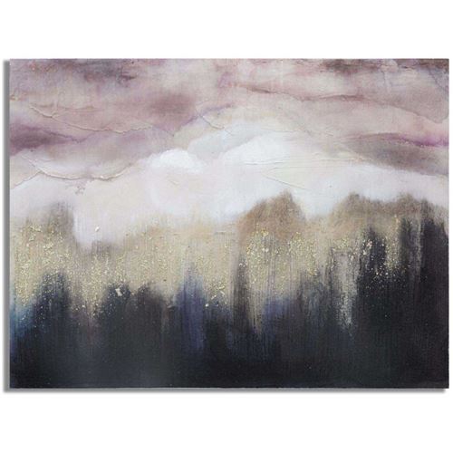 Non Communiqué Multicolore Tableau Décoratif Pink Mountain 80 X 2.7 X 60 Cm