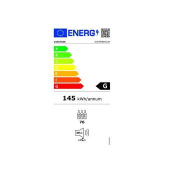 Cave de service double zone, ouverture PUSH-PULL, integrable en colonne de hauteur 105 cm, specialement concue pour un alignement parfait avec four et micro-ondes