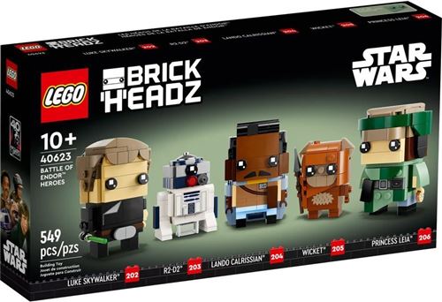 Lego® Star Wars™ 40623 Brickheadz™ Les Héros De La Bataille D’Endor™