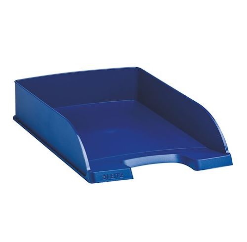 Non Communiqué Bleue Corbeille À Courrier Standard Leitz - Lot De 5