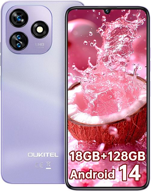 4G Smartphone OUKITEL C51 6.8” 128GO Dual sim-VIOLET