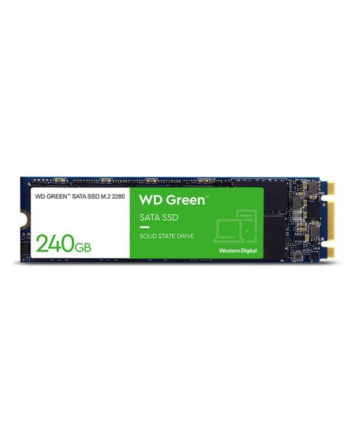 WD Green WDS240G3G0B - SSD - 240 Go - interne - M.2 2280 - SATA 6Gb/s