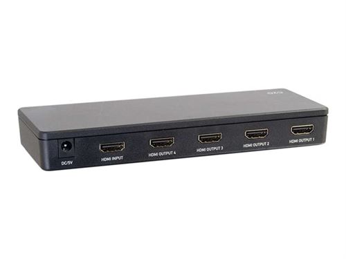 C2G 4-Port HDMI Splitter 4K30 - Répartiteur vidéo/audio - 4