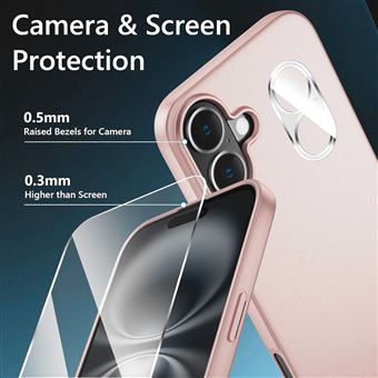 Pack Accessoires IPhone : Coque Silicone Noir + 2 Verres Trempés + Protections Caméra