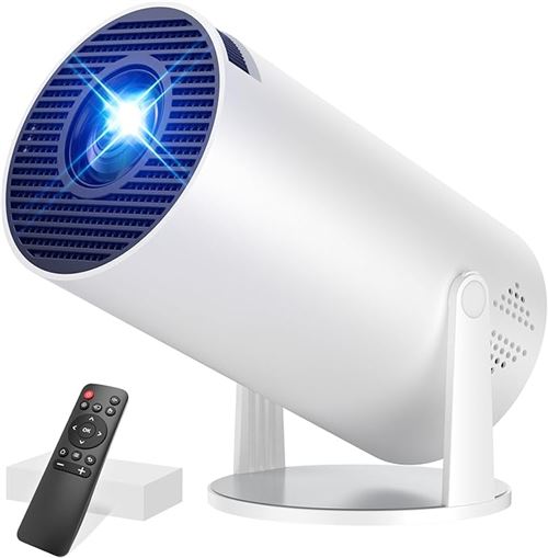  Konsoefuly Mini Projecteur Portable 20000 Lumens 4K WiFi 6 Bluetooth 5.4 Auto Keystone 180&deg;Rotation pour Phone/HDMI/USB 