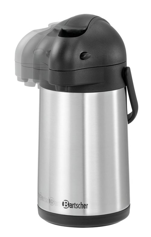 Cafetière thermos professionnel à pompe en inox 1.9 L - Bartscher - Inox/Plastique190 cl200