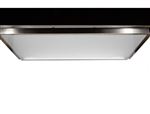FALMEC Hotte decorative ilot Levante Noire 120cm, Système Up/Down, 600m3/h