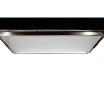 FALMEC Hotte decorative ilot Levante Noire 120cm, Système Up/Down, 600m3/h