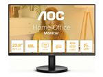 AOC Basic-line 24B3CA2 - B3 Series - écran LED - 24" (23.8" visualisable) - 1920 x 1080 Full HD (1080p) @ 100 Hz - IPS - 250 cd/m² - 1300:1 - 4 ms - HDMI, USB-C - haut-parleurs - noir