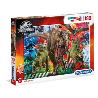 Clementoni - 29106 - SuperColor 180 pieces - Jurassic World