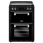 Stoves Richmond 600EI - Cuisinière (four à deux étages) - pose libre - largeur : 60 cm - profondeur : 60 cm - hauteur : 90 cm - noir