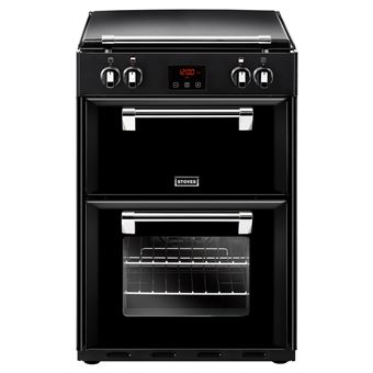 Stoves Richmond 600EI - Cuisinière (four à deux étages) - pose libre - largeur : 60 cm - profondeur : 60 cm - hauteur : 90 cm - noir