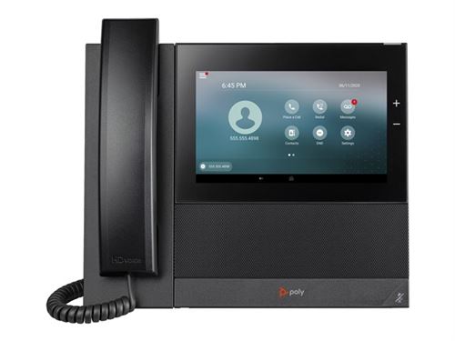 Poly CCX 600 OpenSIP - Téléphone VoIP - SIP - 24 lignes - noir