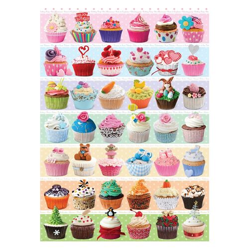 Puzzle Eurographics - Cupcake Celebration, 1000 pièces