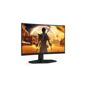 AOC Gaming C24G42E - Écran LED - jeux - incurvé - 24" (23.6" visualisable) - 1920 x 1080 Full HD (1080p) @ 180 Hz - Fast VA - 250 cd/m² - 3000:1 - HDR10 - 0.5 ms - 2xHDMI, DisplayPort - haut-parleurs - noir, rouge