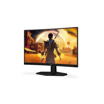 AOC Gaming C24G42E - Écran LED - jeux - incurvé - 24" (23.6" visualisable) - 1920 x 1080 Full HD (1080p) @ 180 Hz - Fast VA - 250 cd/m² - 3000:1 - HDR10 - 0.5 ms - 2xHDMI, DisplayPort - haut-parleurs - noir, rouge