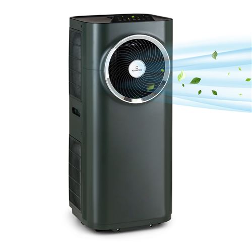 Climatiseur Mobile - Klarstein Kraftwerk Eco Smart 11 - Ventilateur - 11500 Btu - Deshumidificateur - 65 Db - Minuterie - WiFi - Télécommande - Noir
