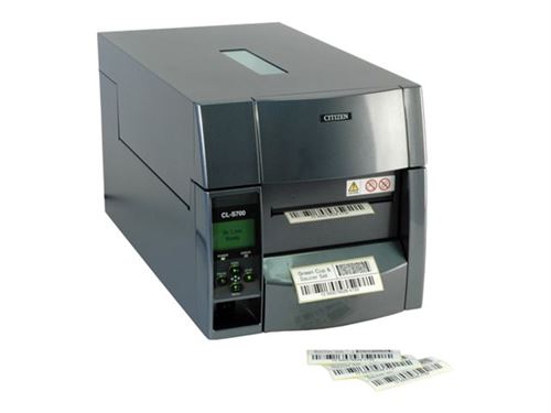 Citizen CL-S700II - Imprimante d'étiquettes - thermique direct/transfert thermique - Rouleau (11,8 cm) - 203 dpi - jusqu'à 254 mm/sec - parallèle, USB, série
