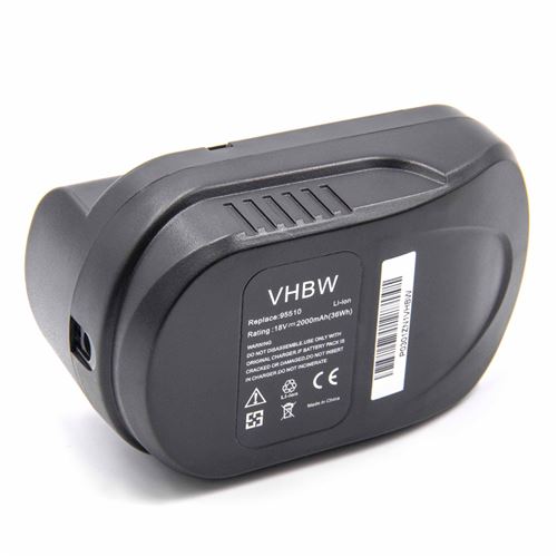 Vhbw Batterie compatible avec Güde GRT 260 18 Li-Ion (95510), GRT 260 18 Li-Ion (95513) outil électrique (2000 mAh, Li-ion, 18 V)