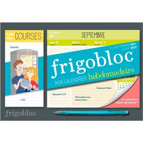 Mini frigobloc hebdomadaire 2022 État correct - Play Bac Éditions reconditionné disponible sur Fnac