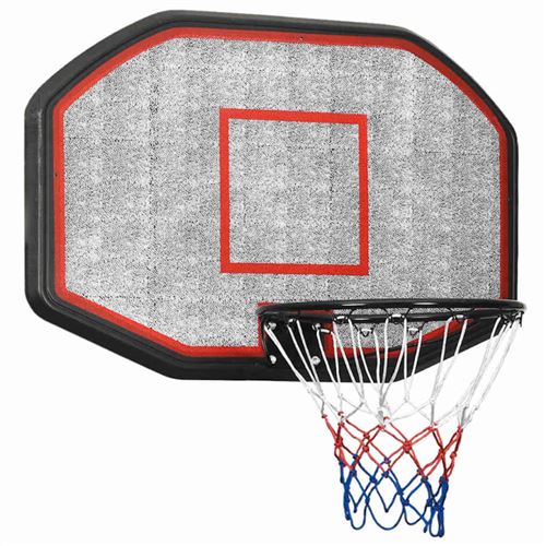 Panneau de basket ball Noir 109x71x3 cm Polyéthylène