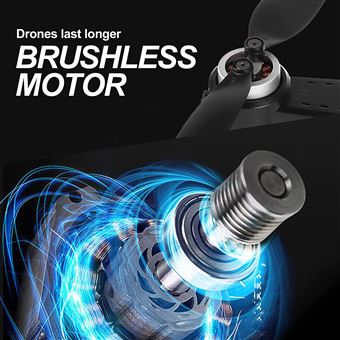 Drone Nmy Drone GPS Avec Caméra 4k HD, Transmission En Direct 5G WiFi, 40  Minutes De Vol Avec 2 Batteries, Drone Télécommandé Avec Moteur Brushless,  Plusieurs