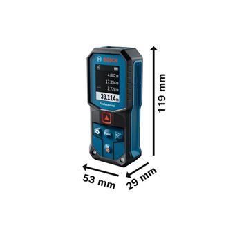 Télémètre Laser GLM 40 Professional en boîte carton - BOSCH - 0601072900 - Bricolage
