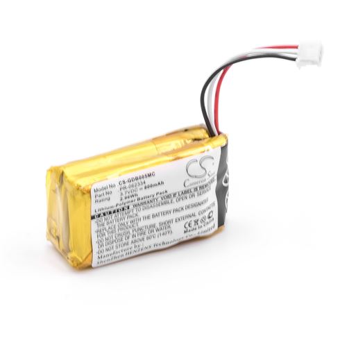 vhbw batterie Li-Polymer 800mAh (3.8V) pour appareil photo caméra GoPro Hero HWBL1, CHDHA-301 comme PR-062334.