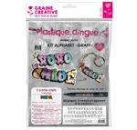 Kit plastique dingue alphabet graff posca