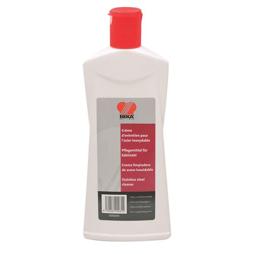 Flacon de crème d'entretien pour inox - Beka - Gris - Plastique