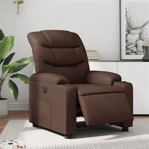 Vidaxl Marron Fauteuil Inclinable Électrique - Image 2
