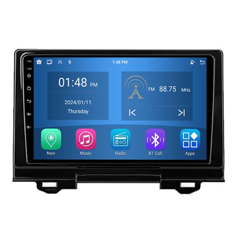 Autoradio RoverOne® Bluetooth CarPlay Android Auto Navigation 4Go RAM 64Go ROM pour Honda Vezel 2 HR-V HRV 2021-2024