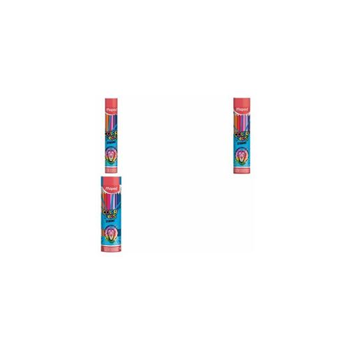 Maped Crayon de couleur COLOR'PEPS STRONG, boîte ronde de 12