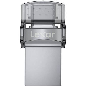 Clé Dual Drive USB 3.0 Lexar JumpDrive D35c 32 Go Gris