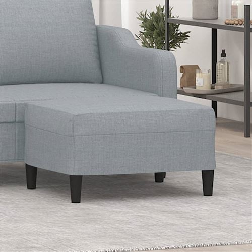 Non Communiqué Gris Clair Vidaxl Tabouret 70X55x41 Cm Tissu 349303 - Image 1