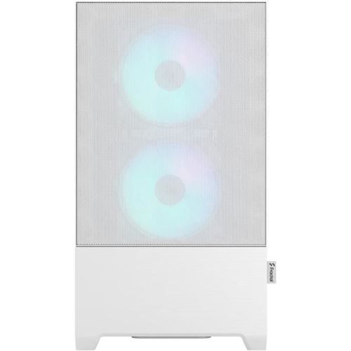 Non Communiqué Blanc Tg Teinte Foncée Fractal Design Pop Mini Air Rgb - Tour - Micro Atx - Panneau Latéral Fenêtré (Verre Trempé) - Pas D'alimentation (Atx) - Usb/Audio - Pour Fractal Design Model D, Type D