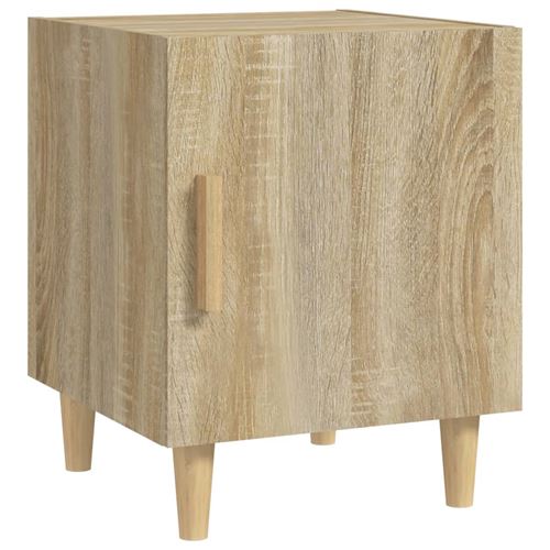 vidaXL Table de chevet Chêne Sonoma Bois d'ingénierie